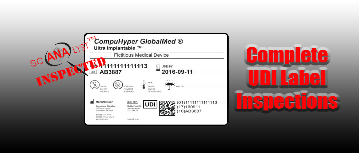 label verification udi gudid fda